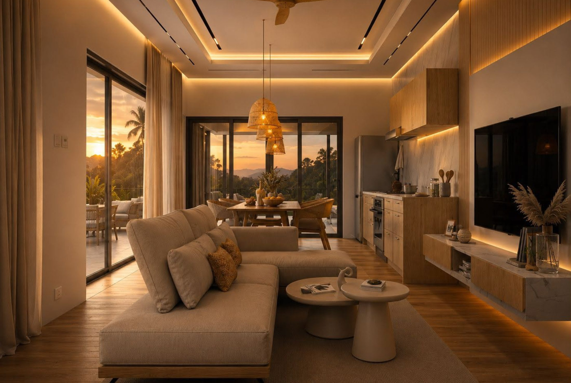 Modern 3-Bedroom Private Pool Villa for Sale in Lamai, Koh Samui