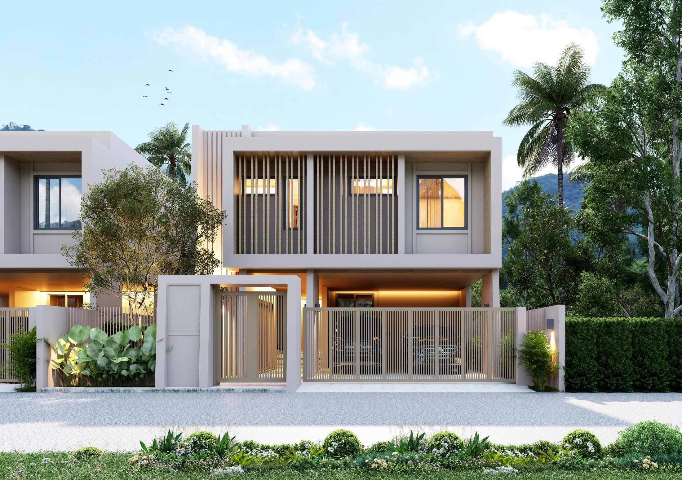 Modern 3-Bedroom Two-Storey Pool Villa for Sale in Plai Laem, Koh Samui