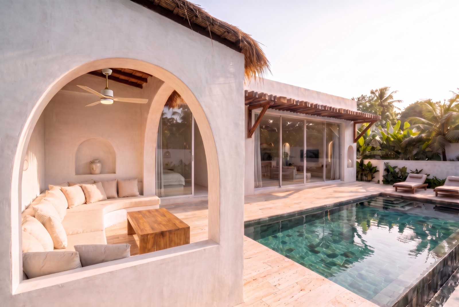 T1_sala 1-Bedroom Private Pool Villa 200m from Maenam Beach | From THB 4.3M