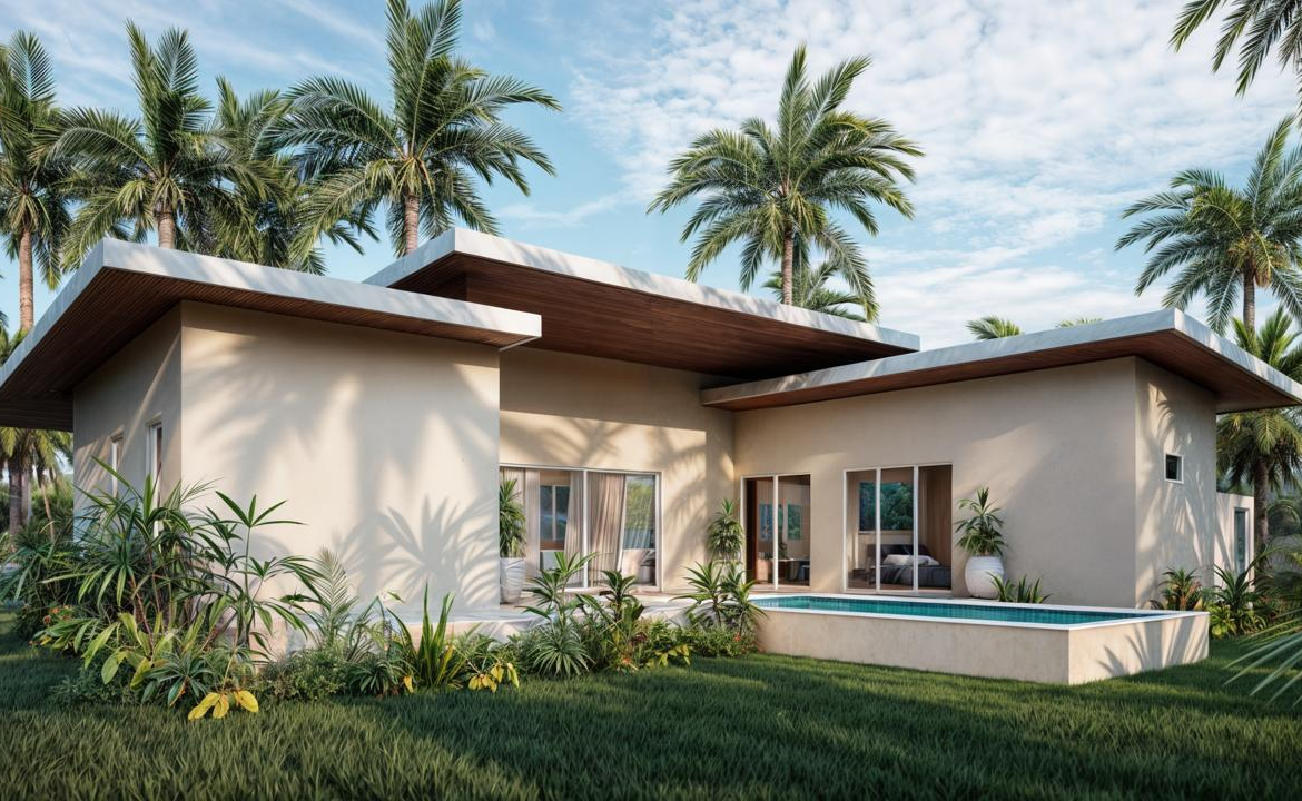 New 3-Bedroom Private Pool Villas for Sale in Bophut, Koh Samui
