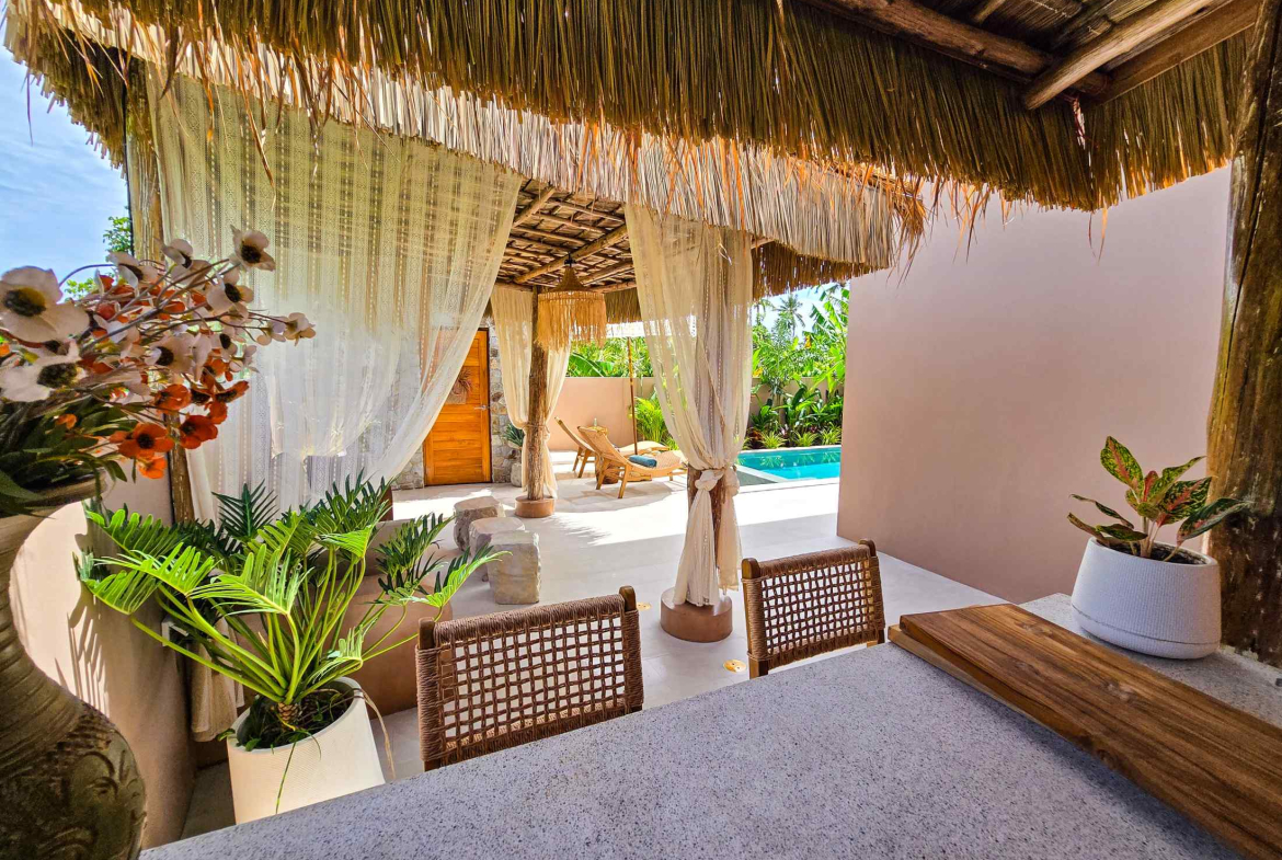 Brand-New 2-Bedroom Bali-Style Pool Villa for Sale in Maenam, Koh Samui