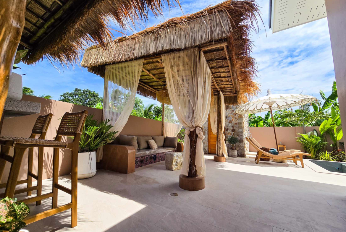 Brand-New 2-Bedroom Bali-Style Pool Villa for Sale in Maenam, Koh Samui