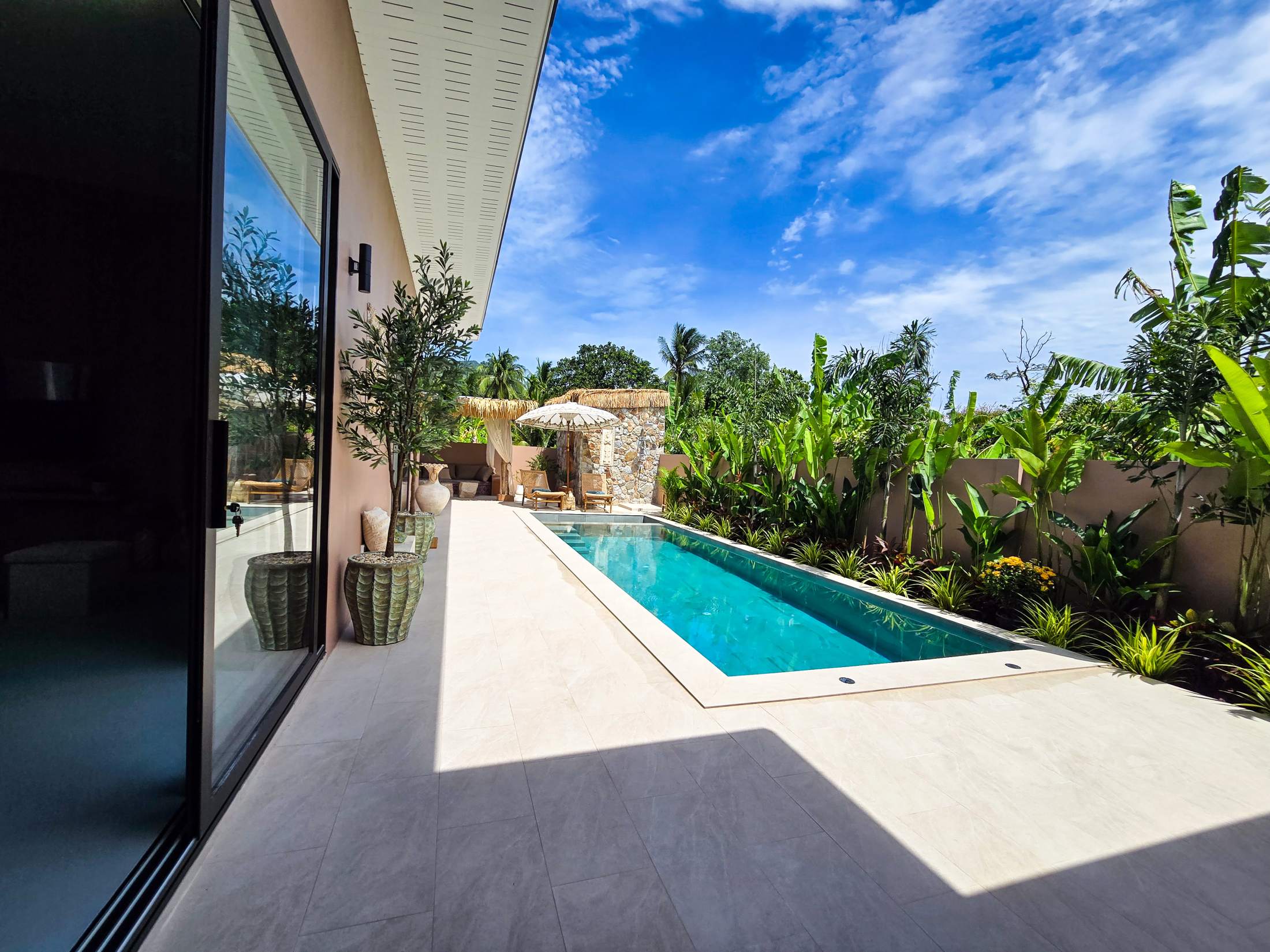 Brand-New 2-Bedroom Bali-Style Pool Villa for Sale in Maenam, Koh Samui
