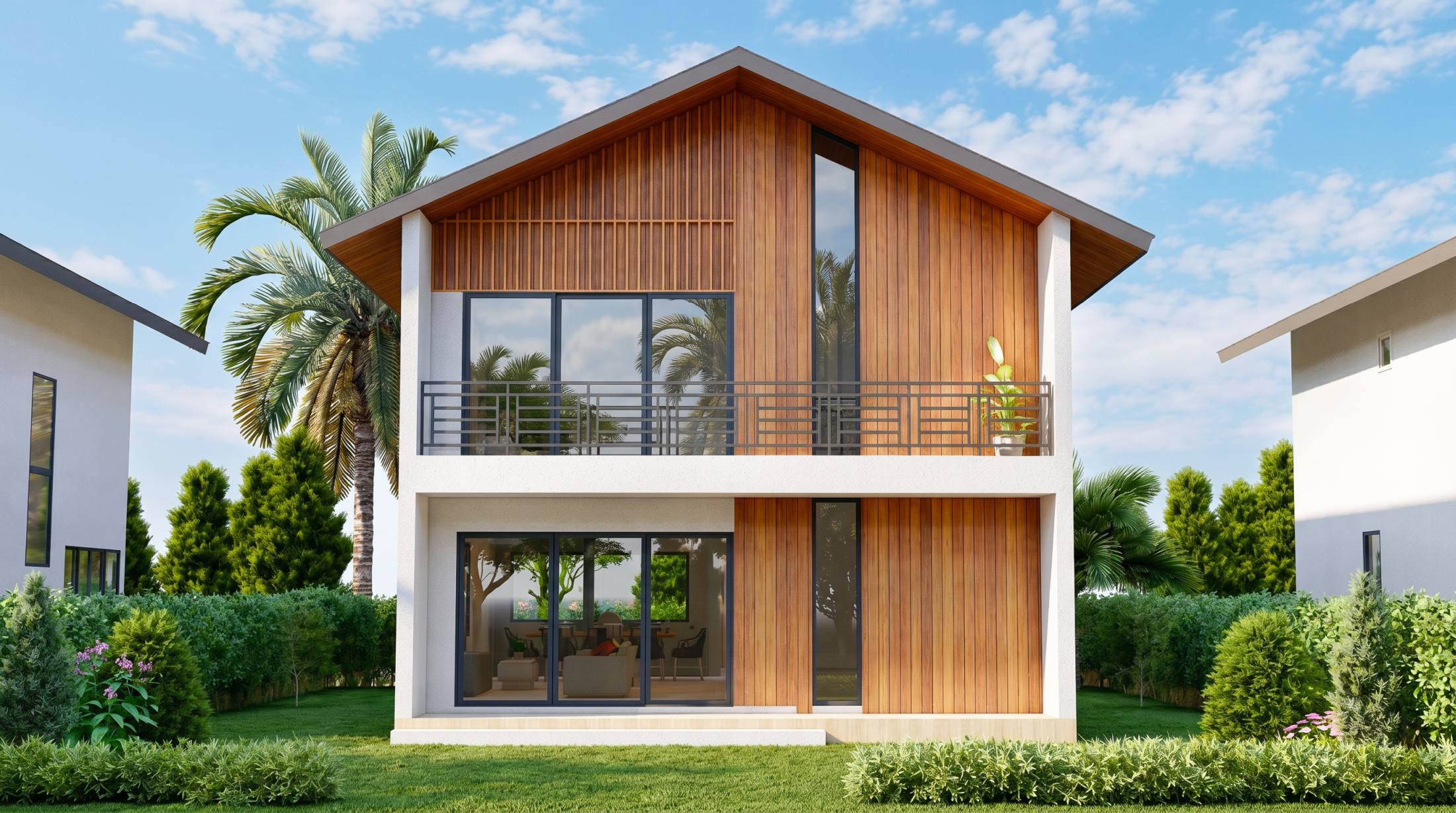 exterior-redonev3 3-Bedroom House for Sale in Plai Laem, Koh Samui | THB 7.9M