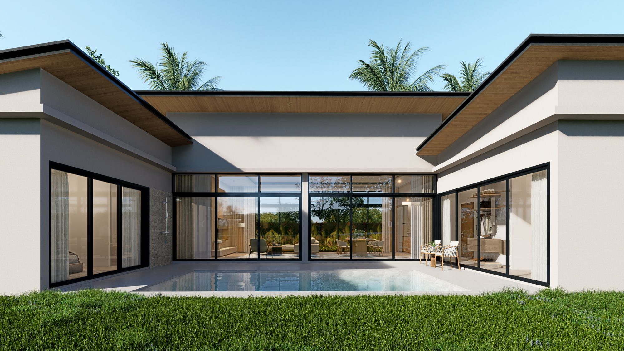 image019 Modern 3-Bedroom Private Pool Villas for Sale – Bang Por, Koh Samui
