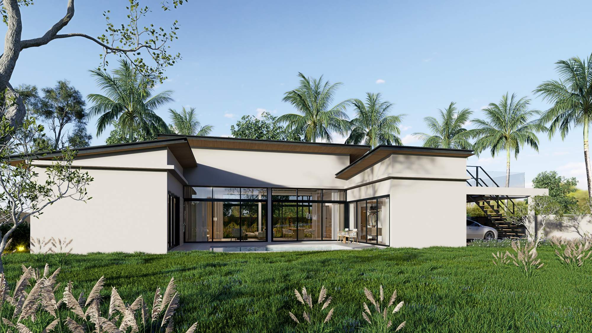 image020 Modern 3-Bedroom Private Pool Villas for Sale – Bang Por, Koh Samui