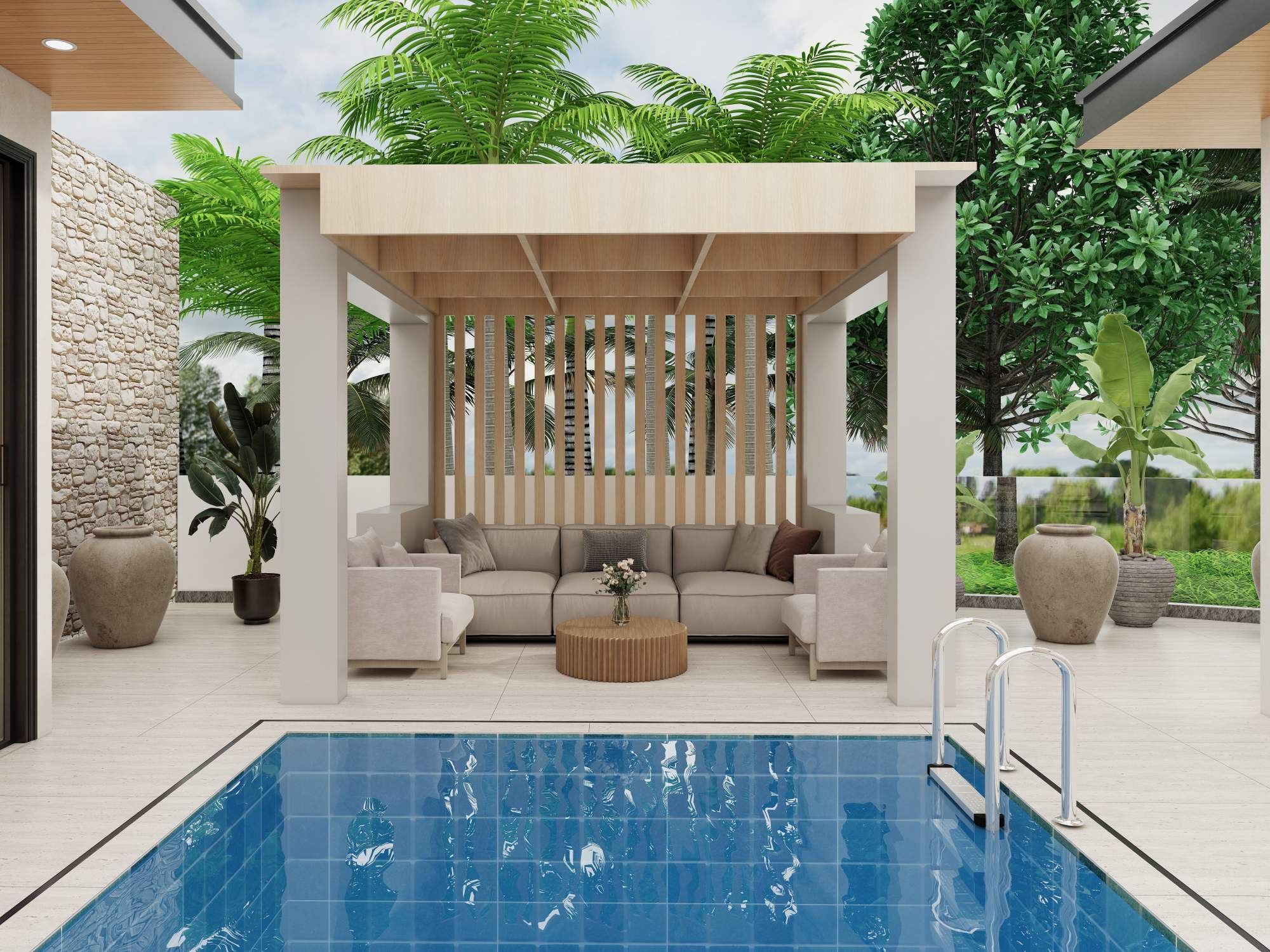 image040 Freehold Luxury Pool Villas with Stunning Sea & Garden Views