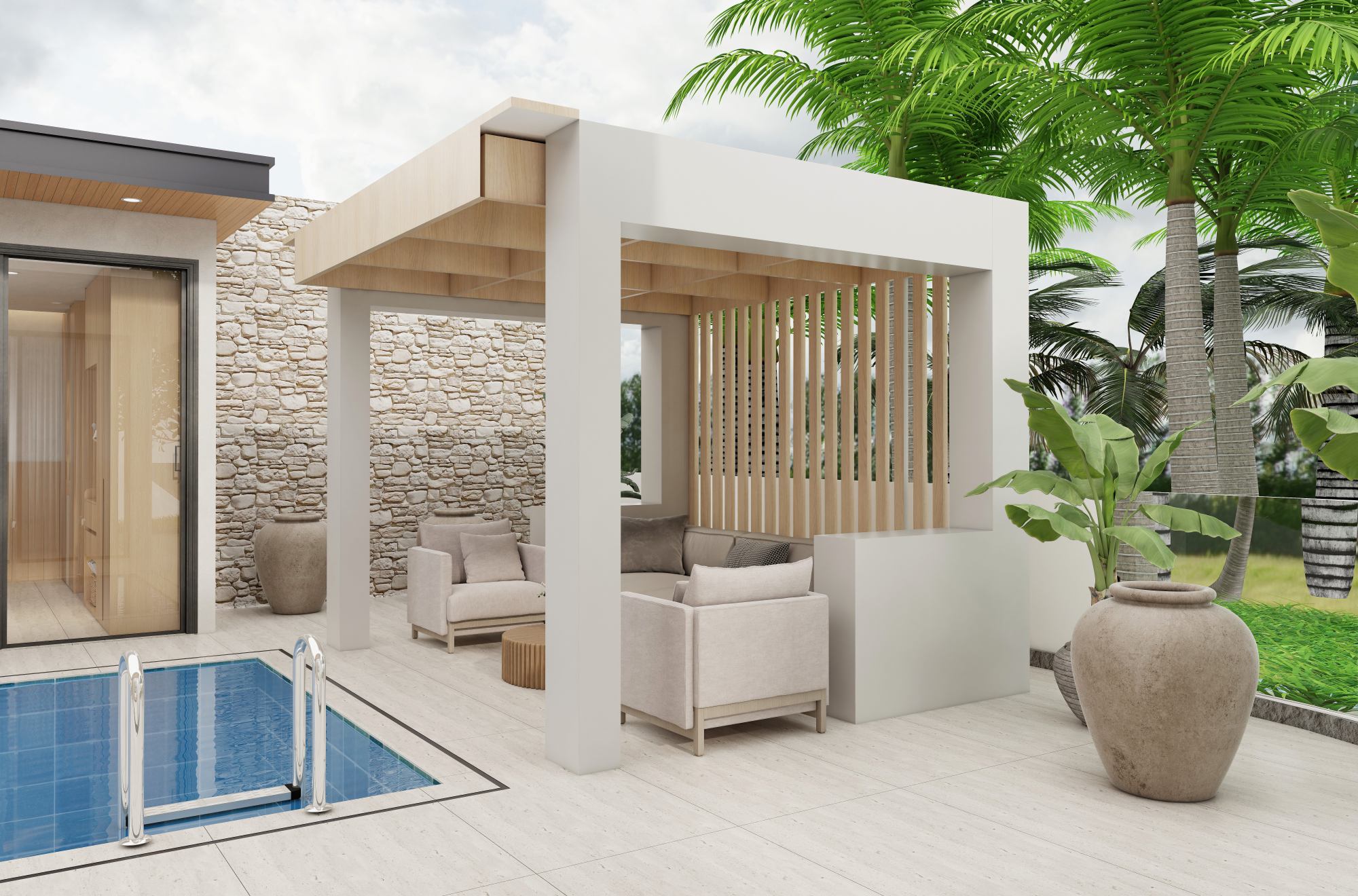 image041 Freehold Luxury Pool Villas with Stunning Sea & Garden Views