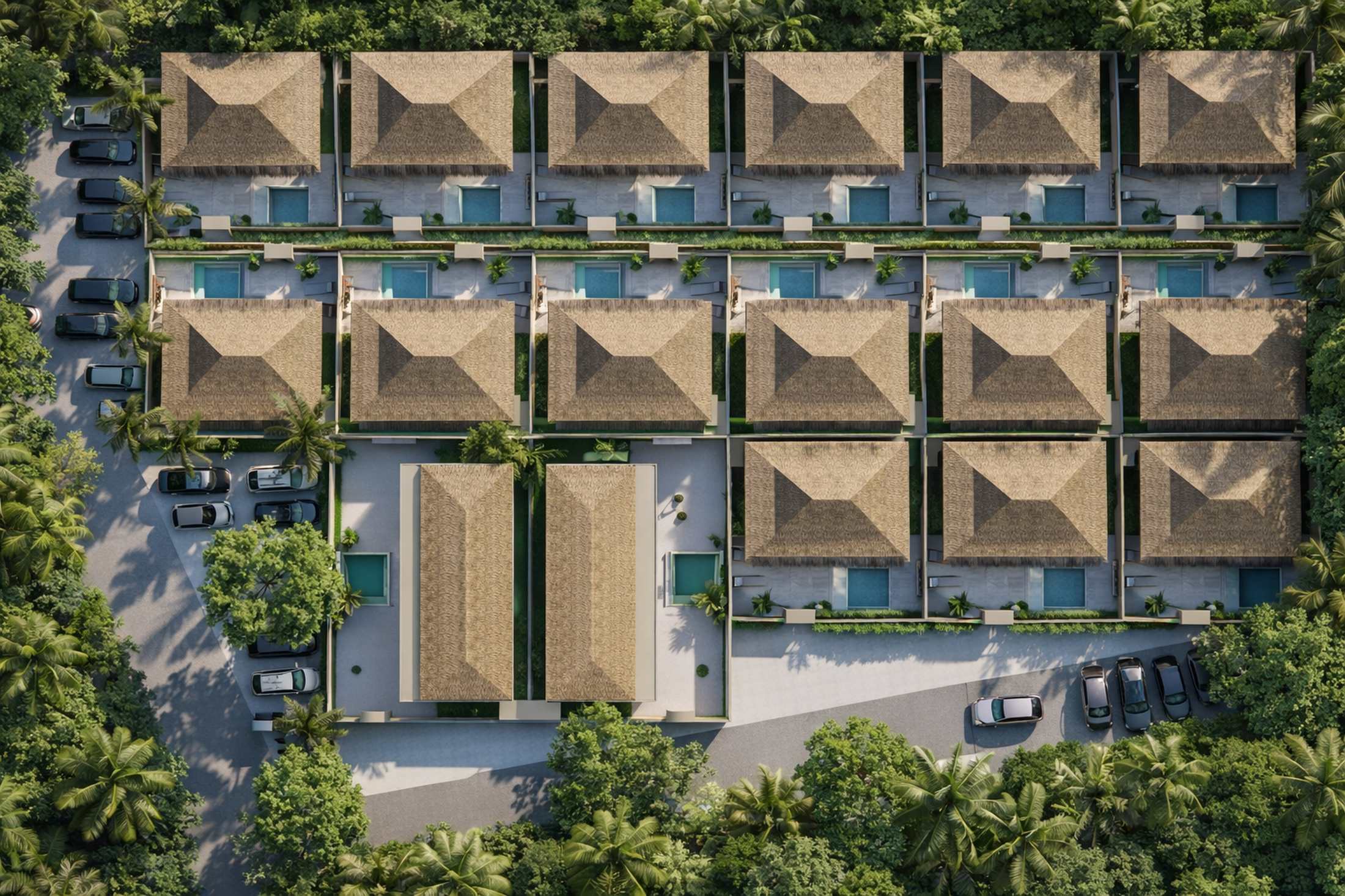 1-Bedroom Tropical Pool Villas for Sale in Lamai, Koh Samui