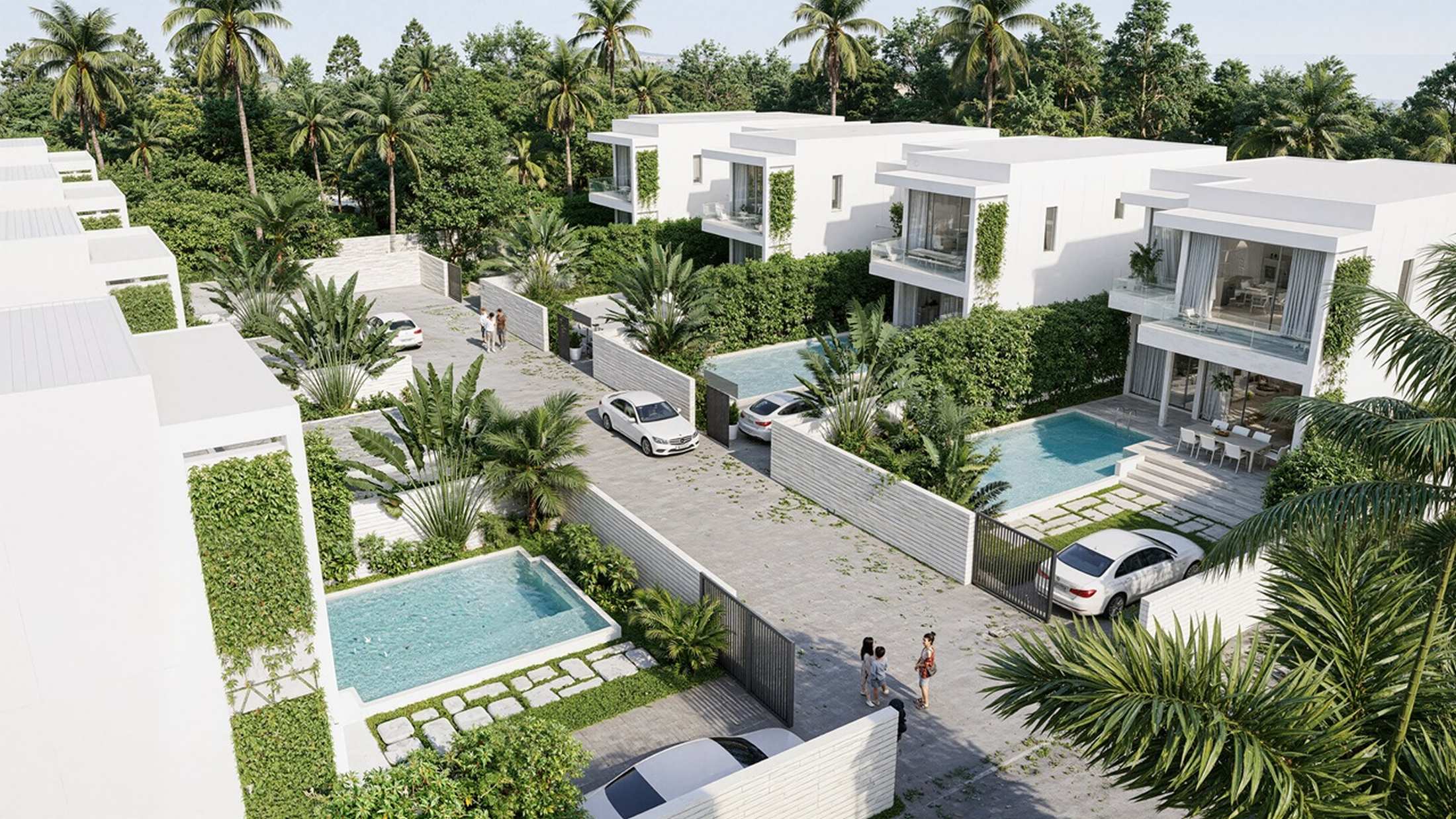Modern 4-Bedroom Private Pool Villa for Sale in Plai Laem, Koh Samui