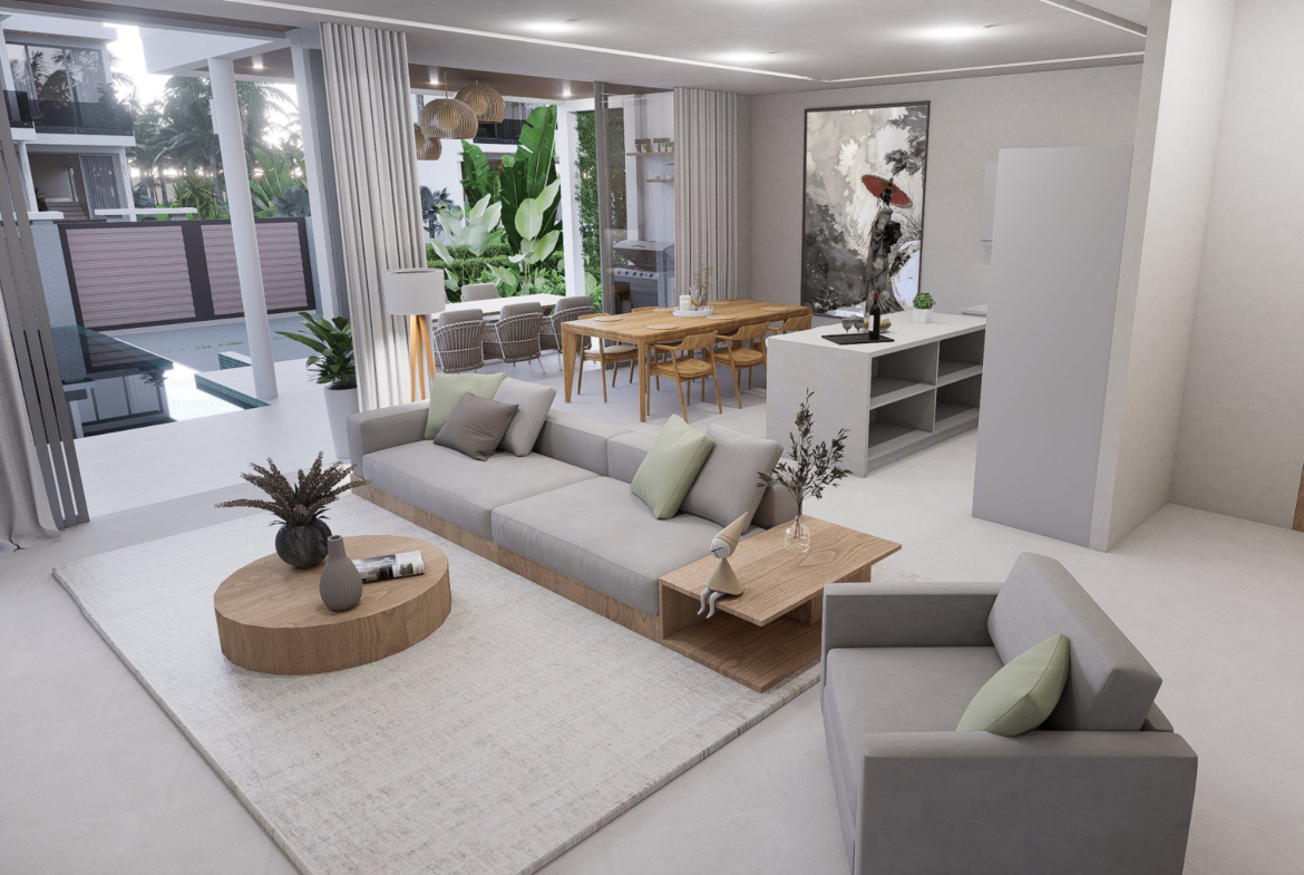 Modern 4-Bedroom Private Pool Villa for Sale in Plai Laem, Koh Samui