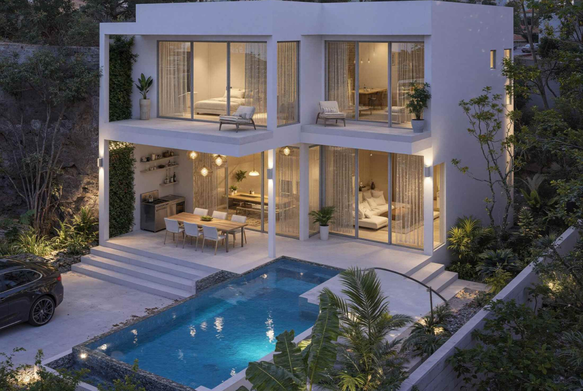 Modern 4-Bedroom Private Pool Villa for Sale in Plai Laem, Koh Samui