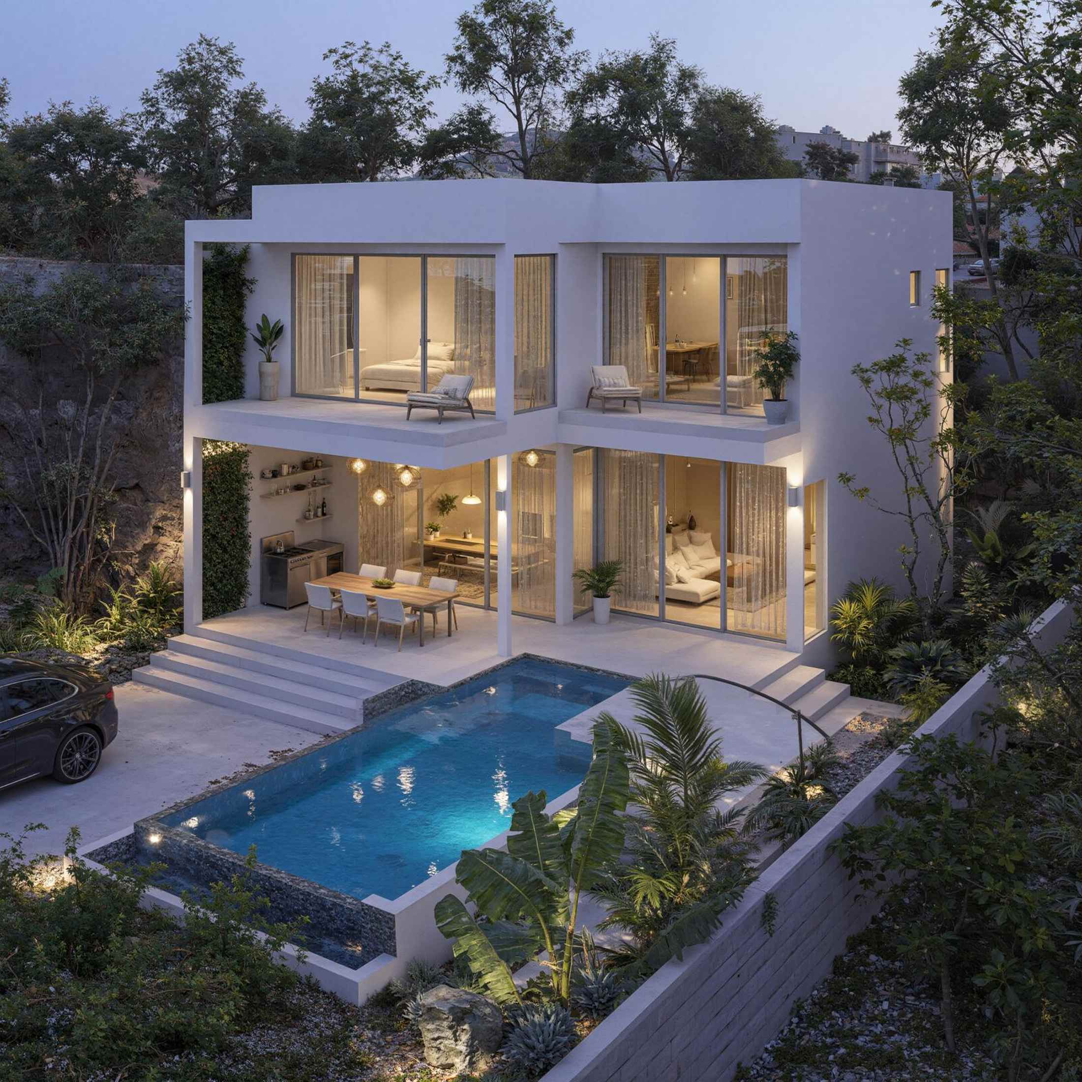 Modern 4-Bedroom Private Pool Villa for Sale in Plai Laem, Koh Samui