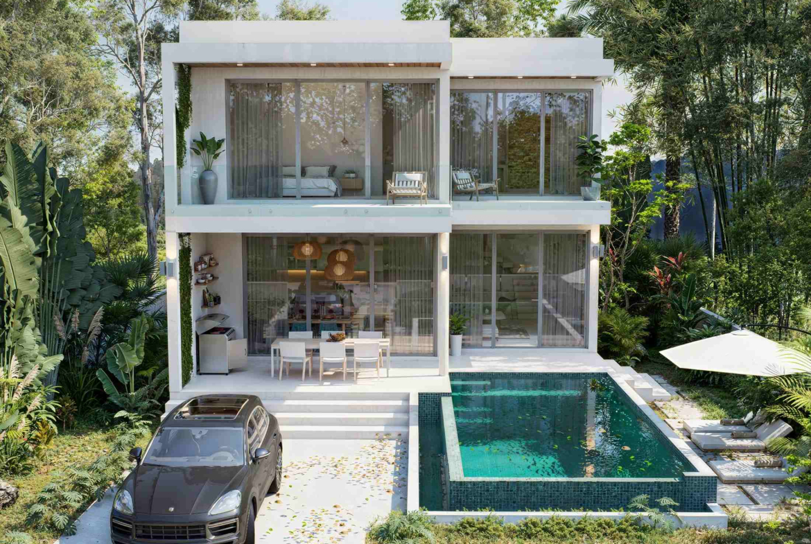 Modern 4-Bedroom Private Pool Villa for Sale in Plai Laem, Koh Samui