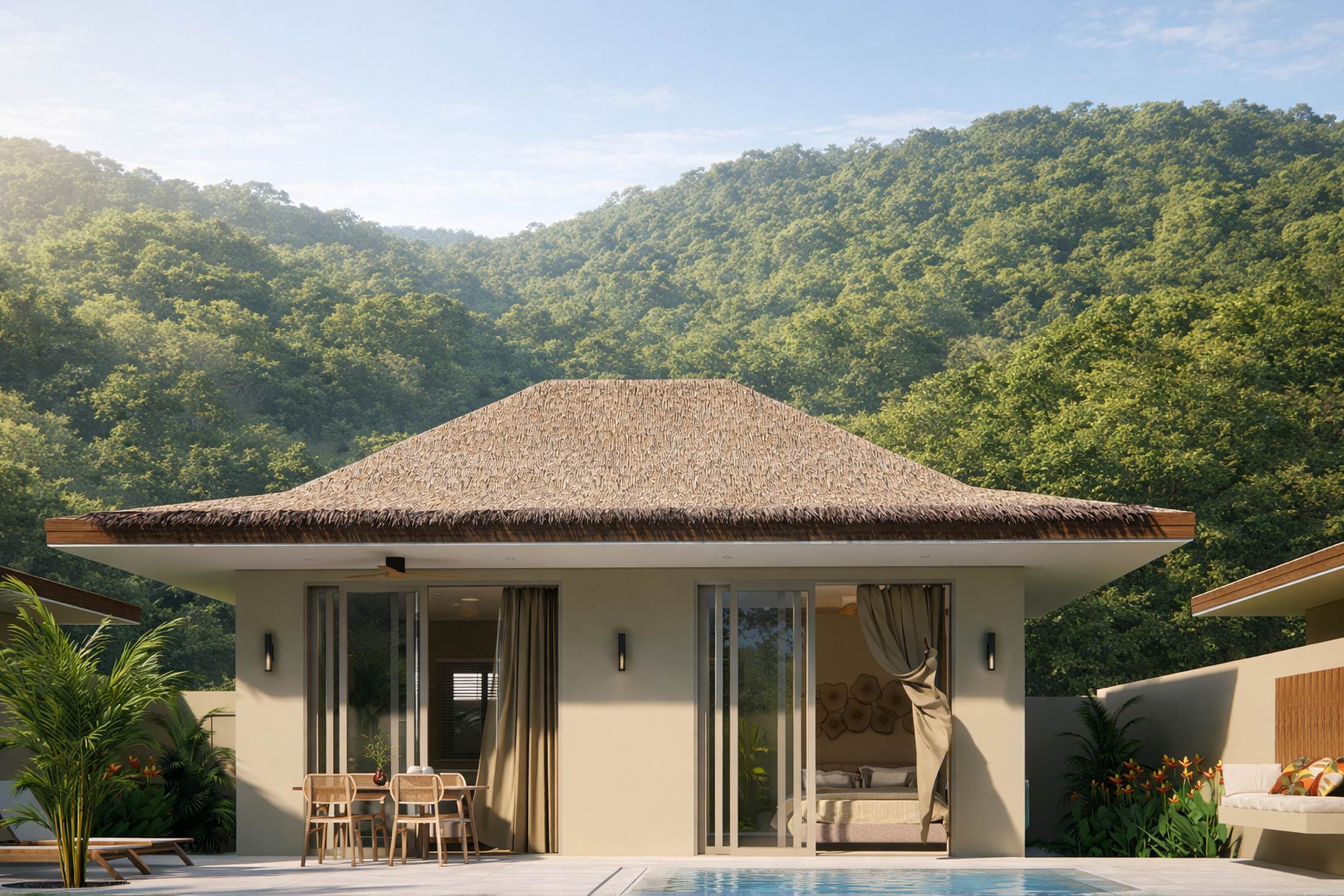 1-Bedroom Tropical Pool Villas for Sale in Lamai, Koh Samui