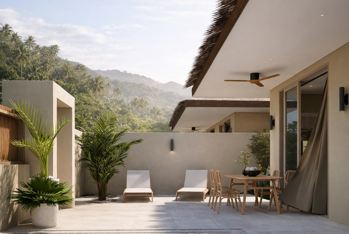 1-Bedroom Tropical Pool Villas for Sale in Lamai, Koh Samui