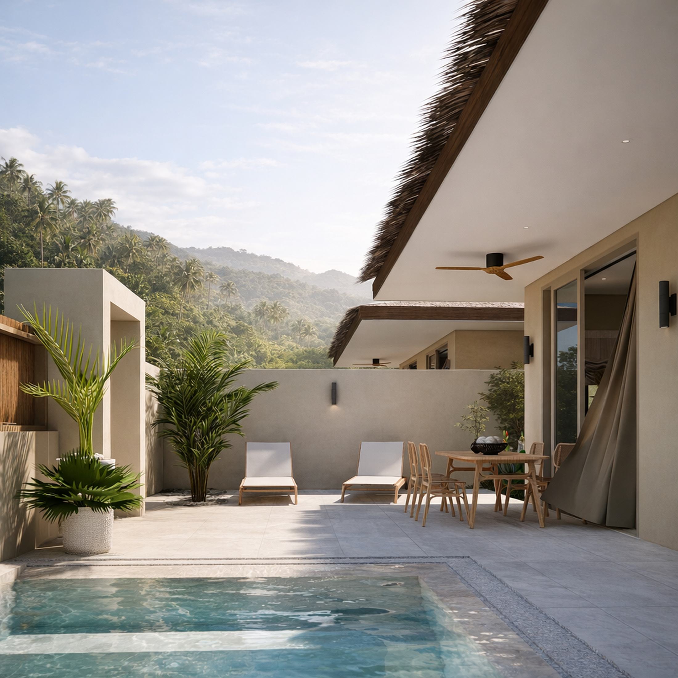 1-Bedroom Tropical Pool Villas for Sale in Lamai, Koh Samui