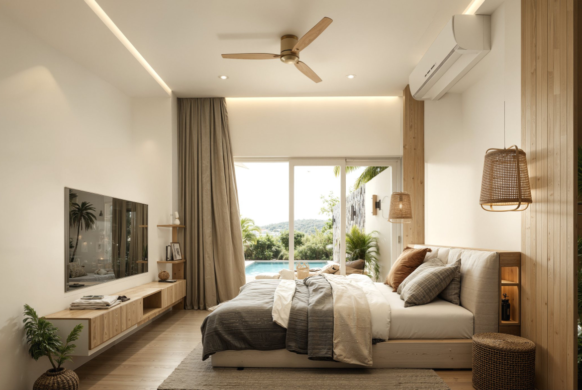 Modern 3-Bedroom Private Pool Villa for Sale in Lamai, Koh Samui