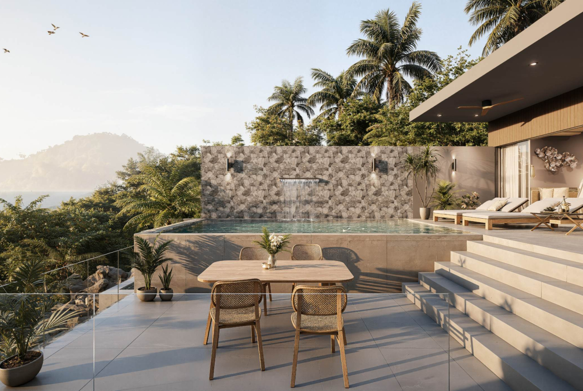 Modern 3-Bedroom Private Pool Villa for Sale in Lamai, Koh Samui