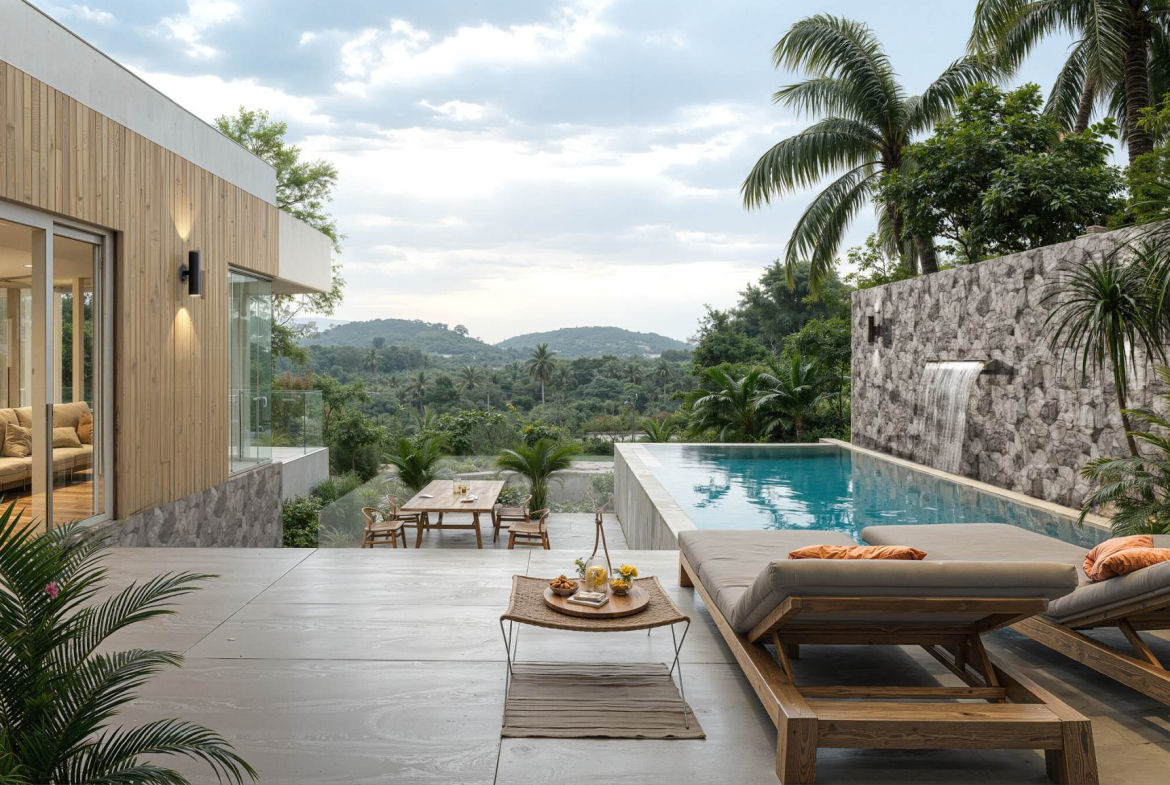 Modern 3-Bedroom Private Pool Villa for Sale in Lamai, Koh Samui