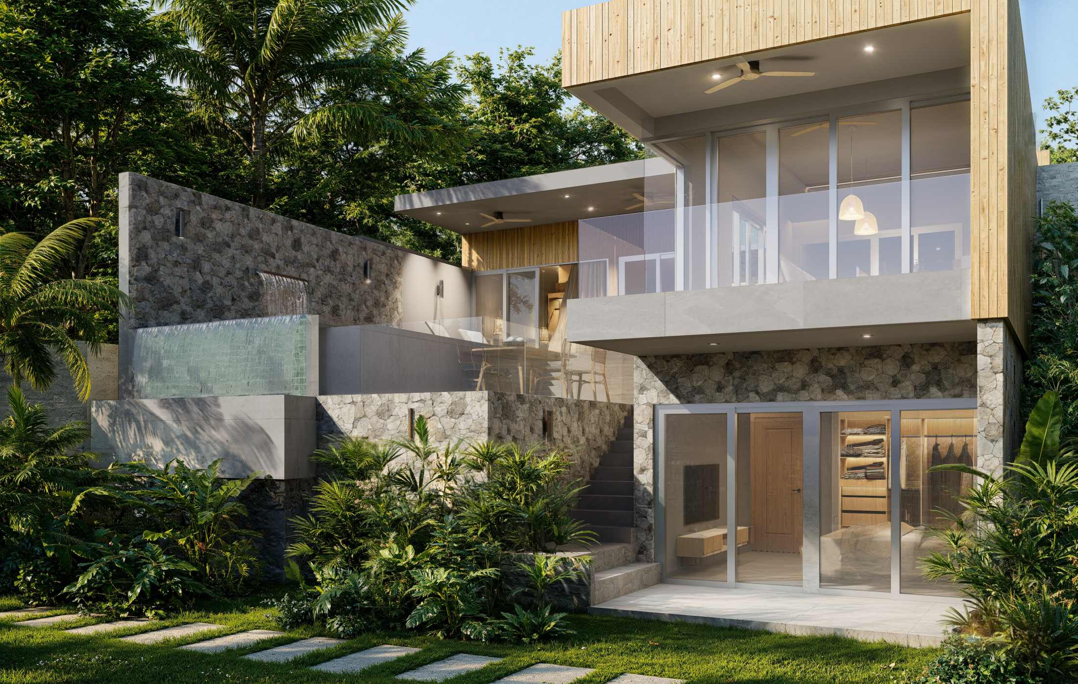 ไทป์ที่3 Modern 3-Bedroom Private Pool Villa for Sale in Lamai, Koh Samui