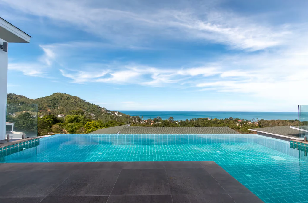 Renovated 5-Bedroom Sea-View Pool Villa for Sale or Rent in Chaweng Noi, Koh Samui