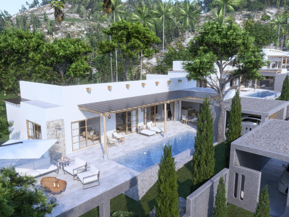 Spacious 3-Bedroom Villas in Lamai