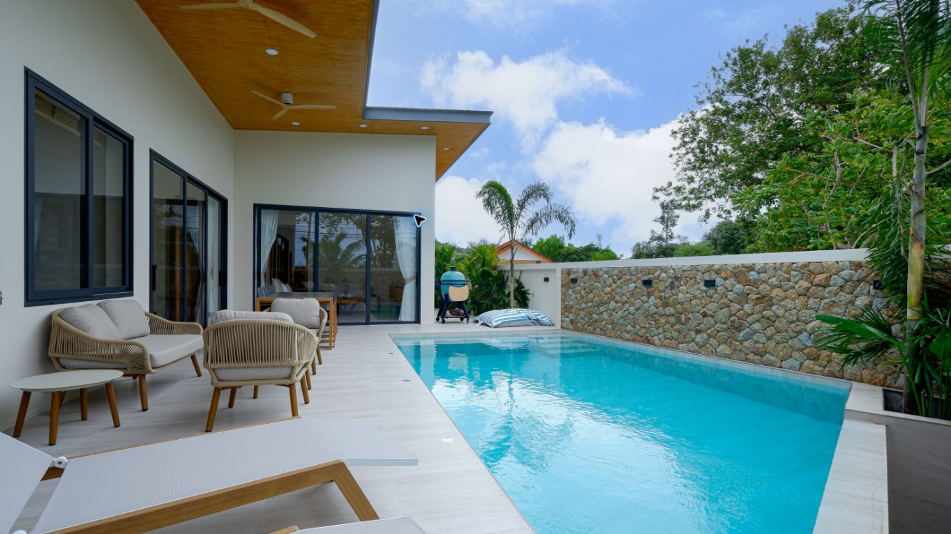 3-Bedroom Private Pool Villa for Sale in Bophut, Koh Samui