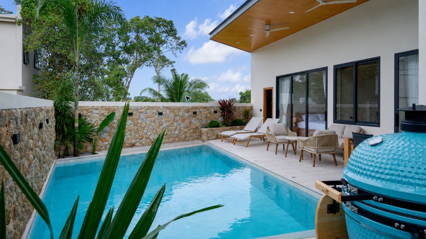 3-Bedroom Private Pool Villa for Sale in Bophut, Koh Samui