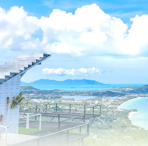 Heart Shape Mountain Seaview